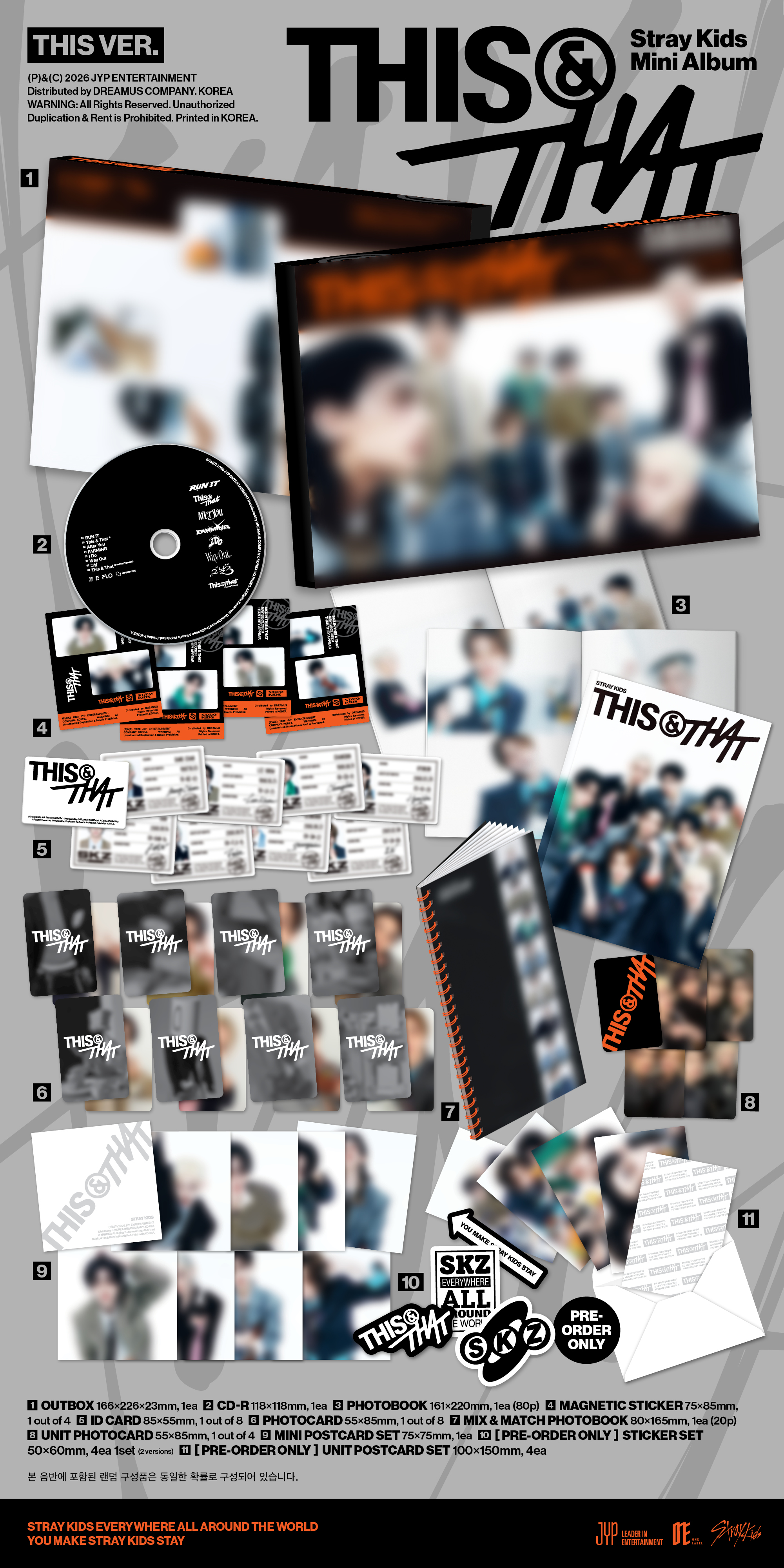 Stray Kids: This & That kpop album detail 8809954226519
